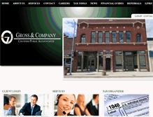 Tablet Screenshot of grosscpa.com